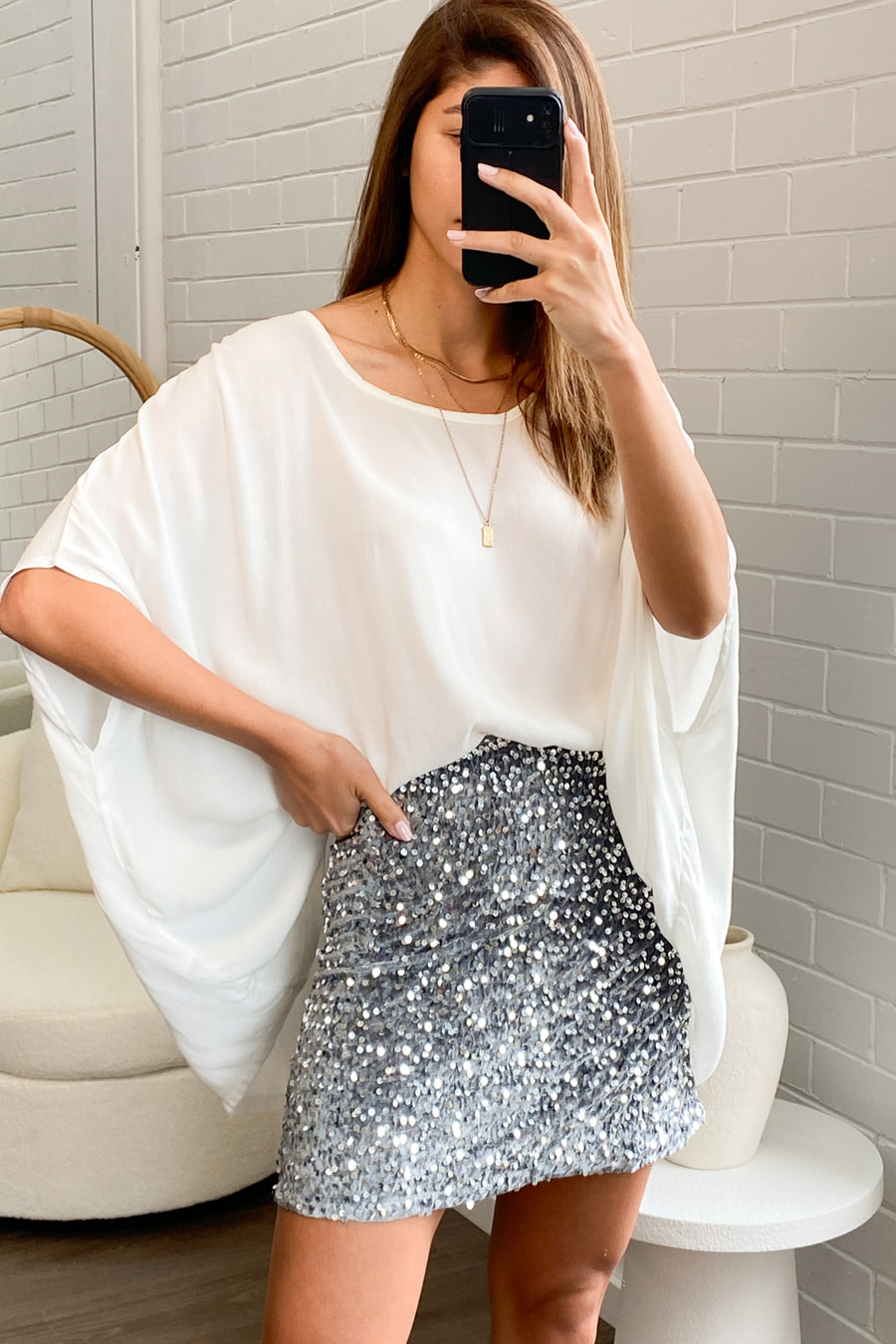 Silver Sequin