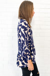 Navy Print