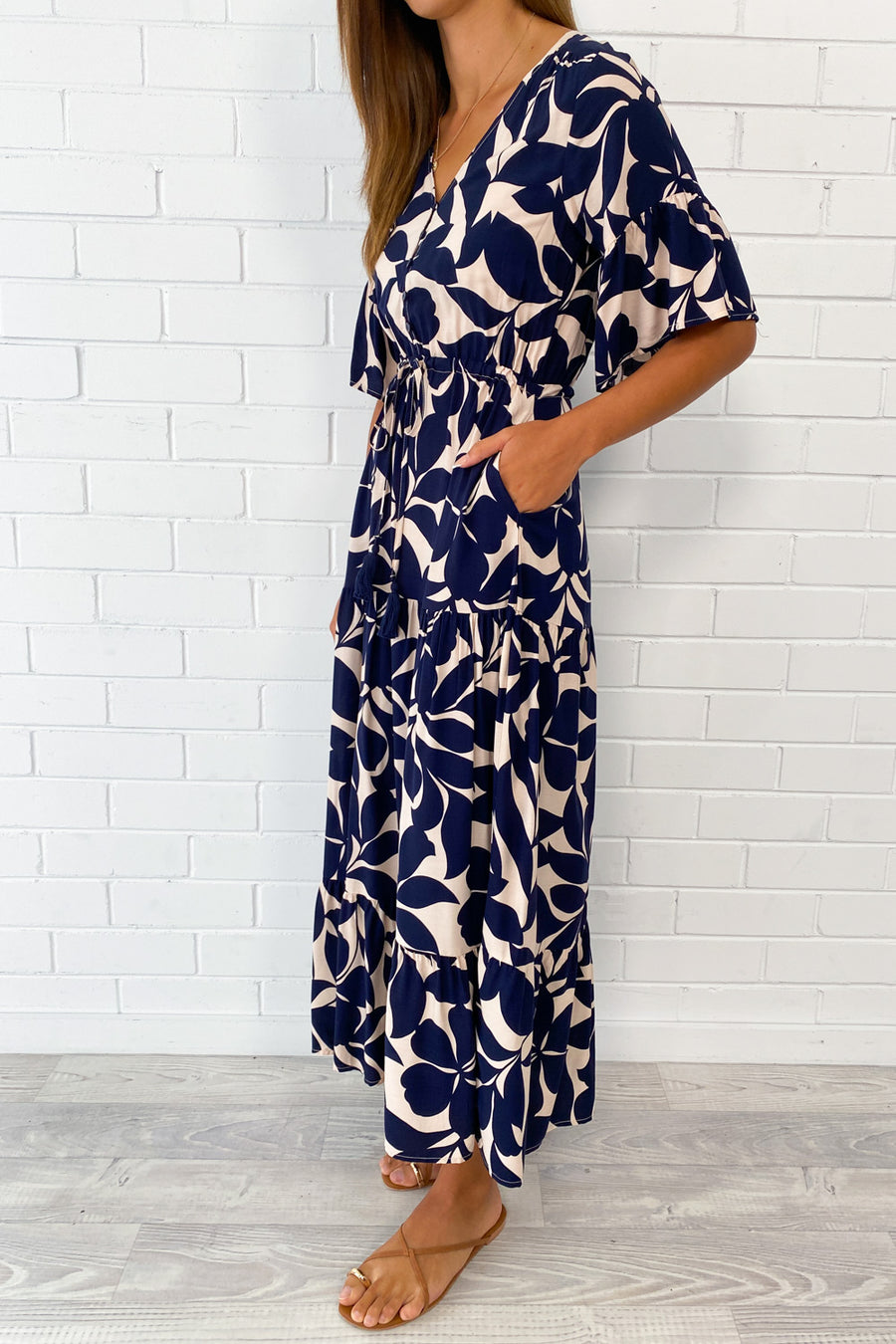 Navy Print