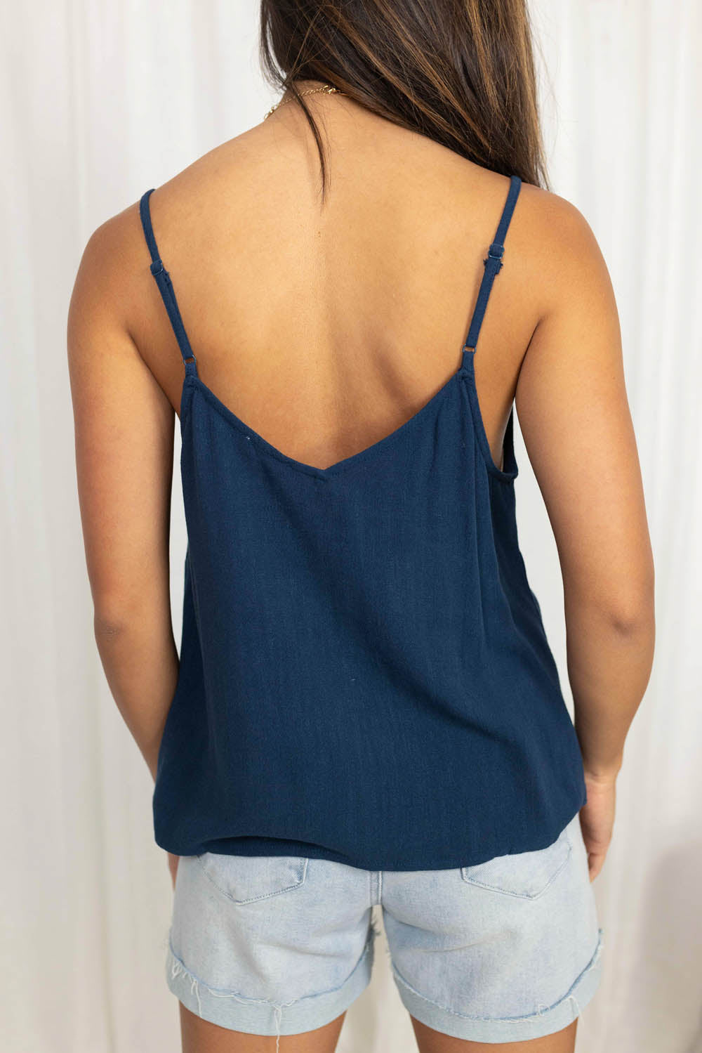 The Long Cami French Blue