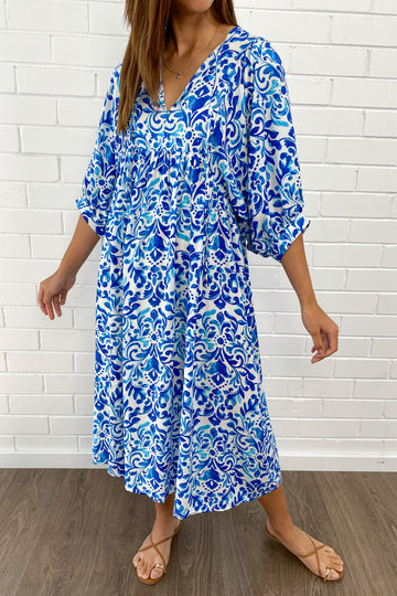 Boho Blue Print: kym