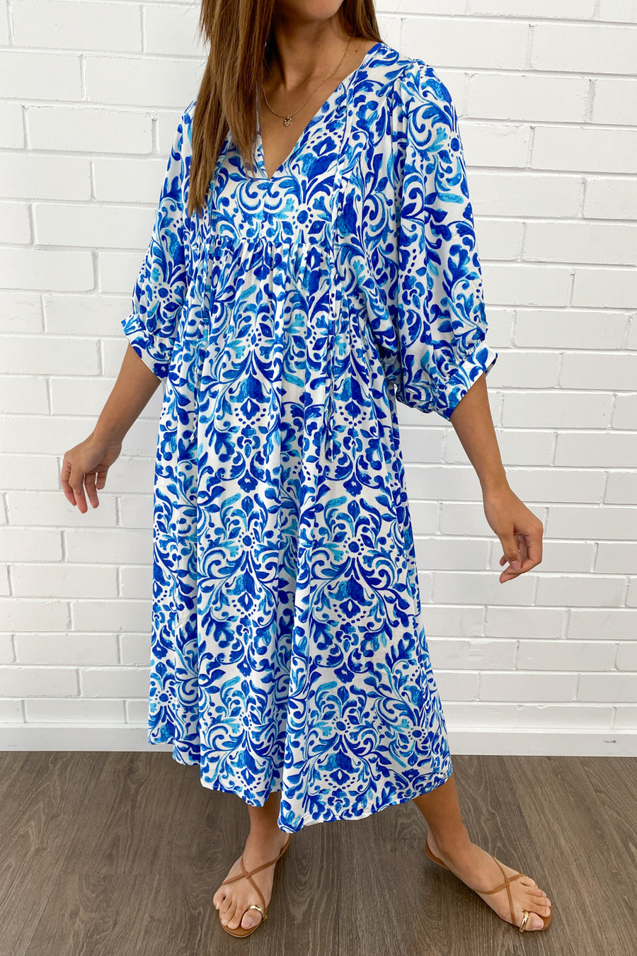 Boho Blue Print