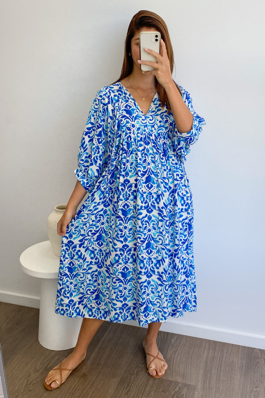 Boho Blue Print