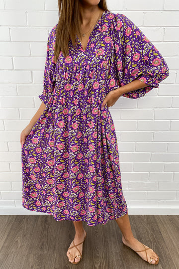 Purple Pink Floral: kym