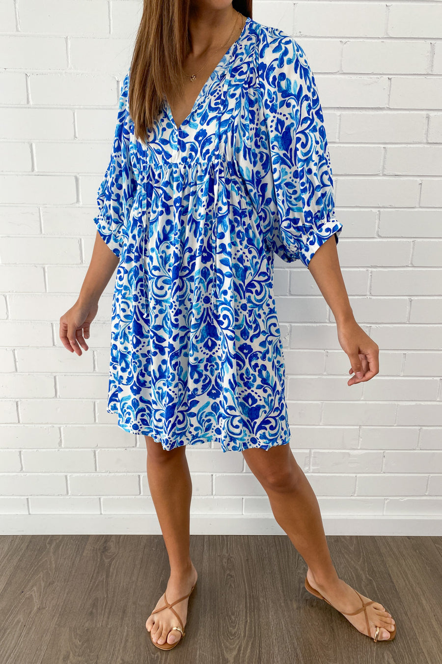 Boho Blue Print