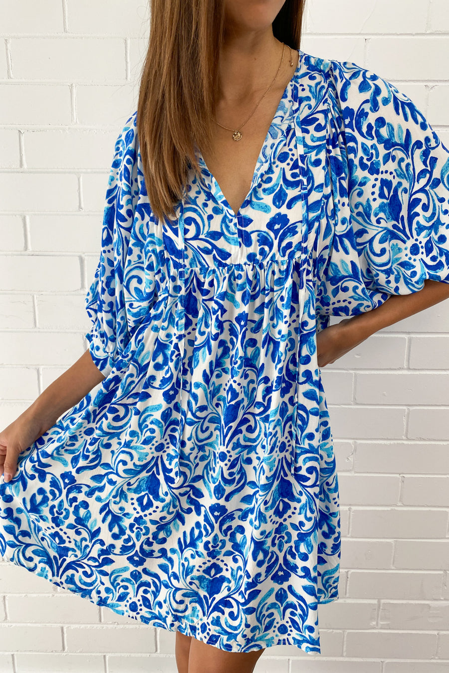 Boho Blue Print