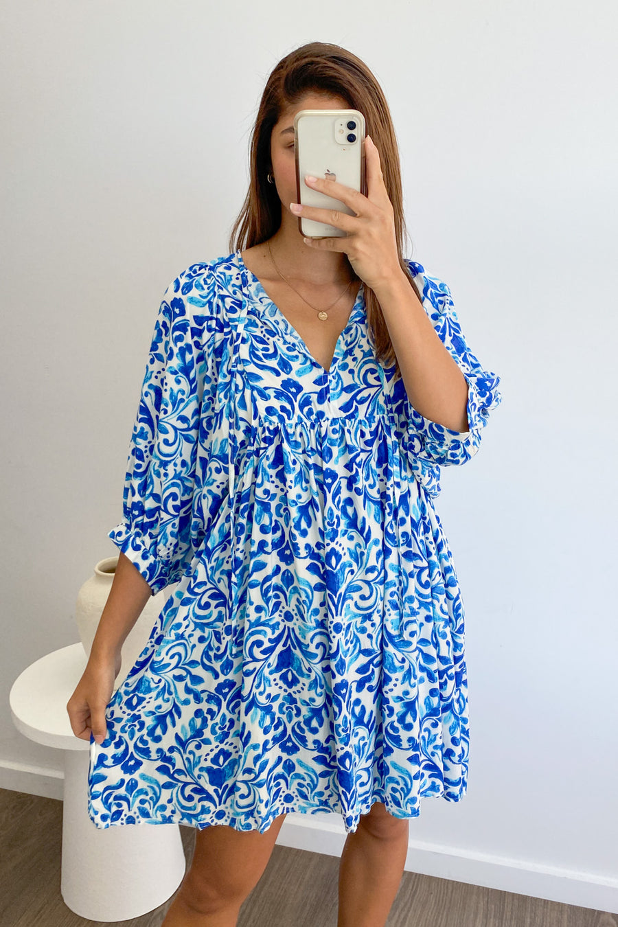 Boho Blue Print