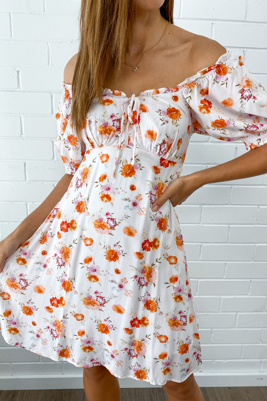 Peach Floral