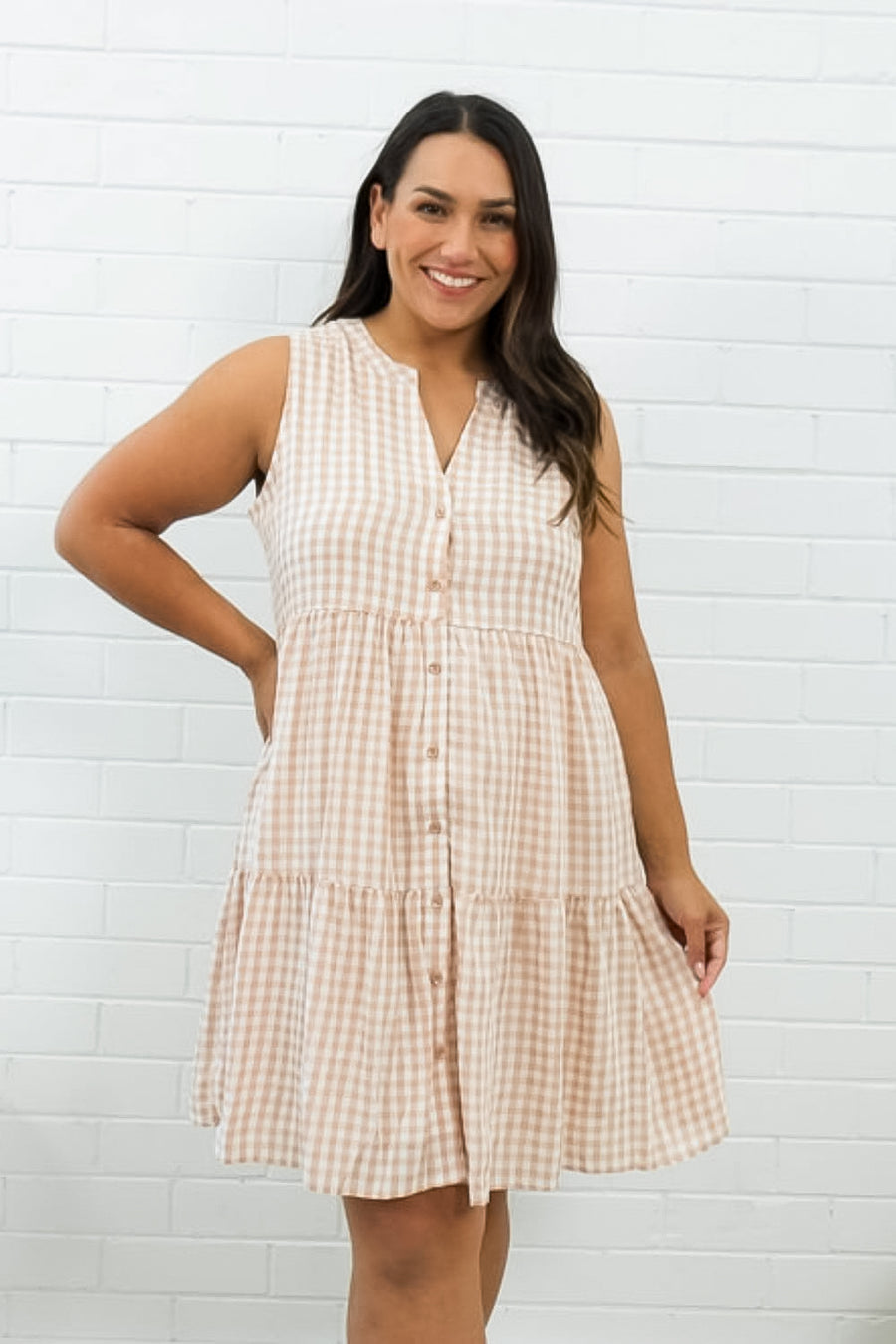 Latte Gingham